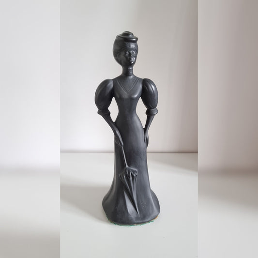 Vintage Royal Wessex Black Lady Ceramic Figurine