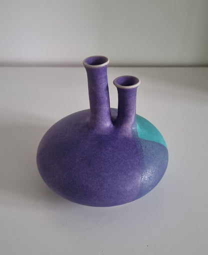 Retro Double Chimney Pottery Small Vase