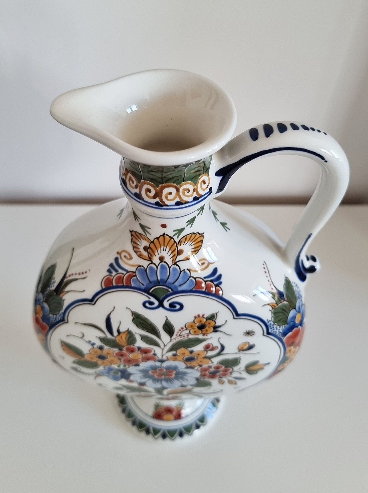 Vintage De Porceleyne Fles Royal Delft Vase Jug