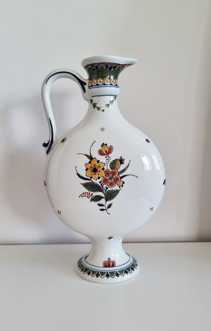 Vintage De Porceleyne Fles Royal Delft Vase Jug