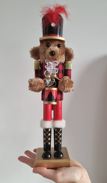 Vintage Traditional Teddy Bear Nutcracker