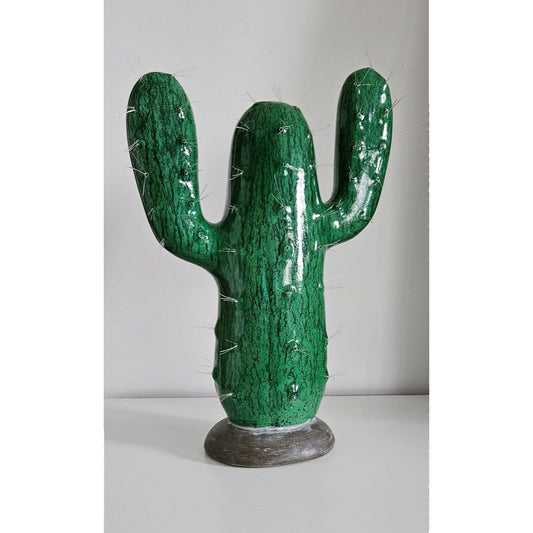 Large Quirky Spiky Cactus Ceramic Sculpture