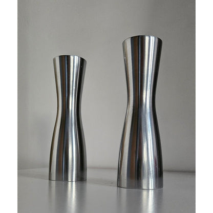 Pair Of Vintage Modernist Candlestick Holders